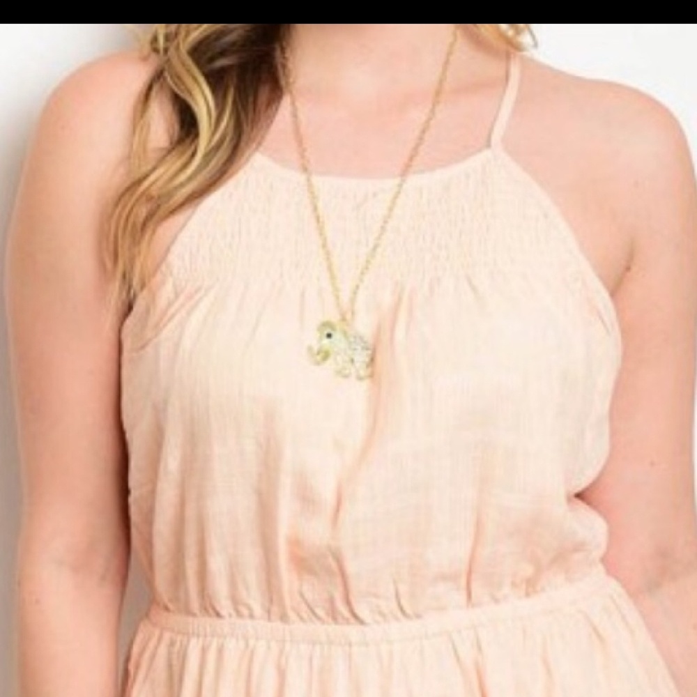 (⏬LAST CHANCE⏬BEAUTIFUL PEACH DRESS - Picture 2 of 5